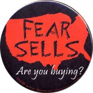 BrandMe - Fear Sells - Are You Buying? Button