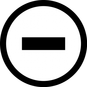 Negative Sign