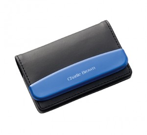 BrandMe - Seville Business Card Holder Blue