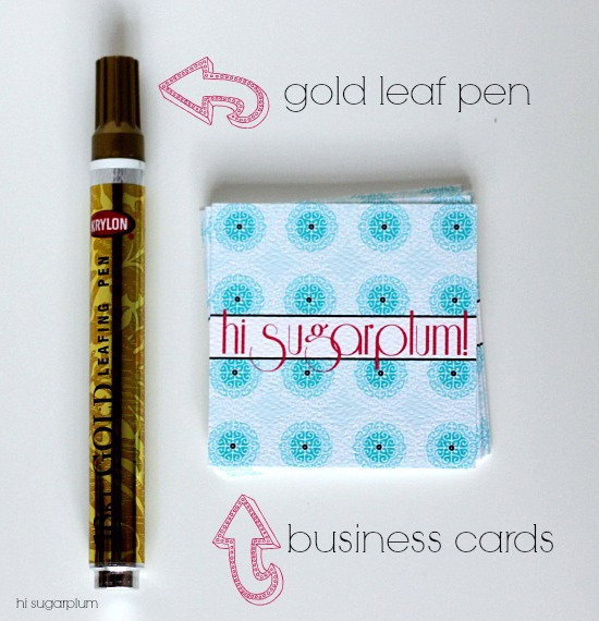 BrandMe - Gold Leaf Business Cards